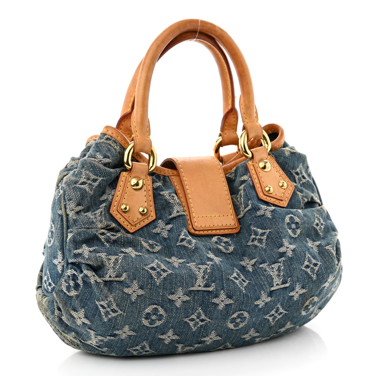 Louis Vuitton Monogram Denim Pleaty Blue 3 of 14
