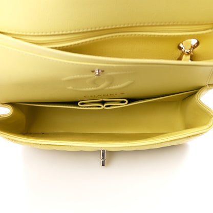 Chanel Caviar Quilted Small Double Flap Yellow 5 of 12