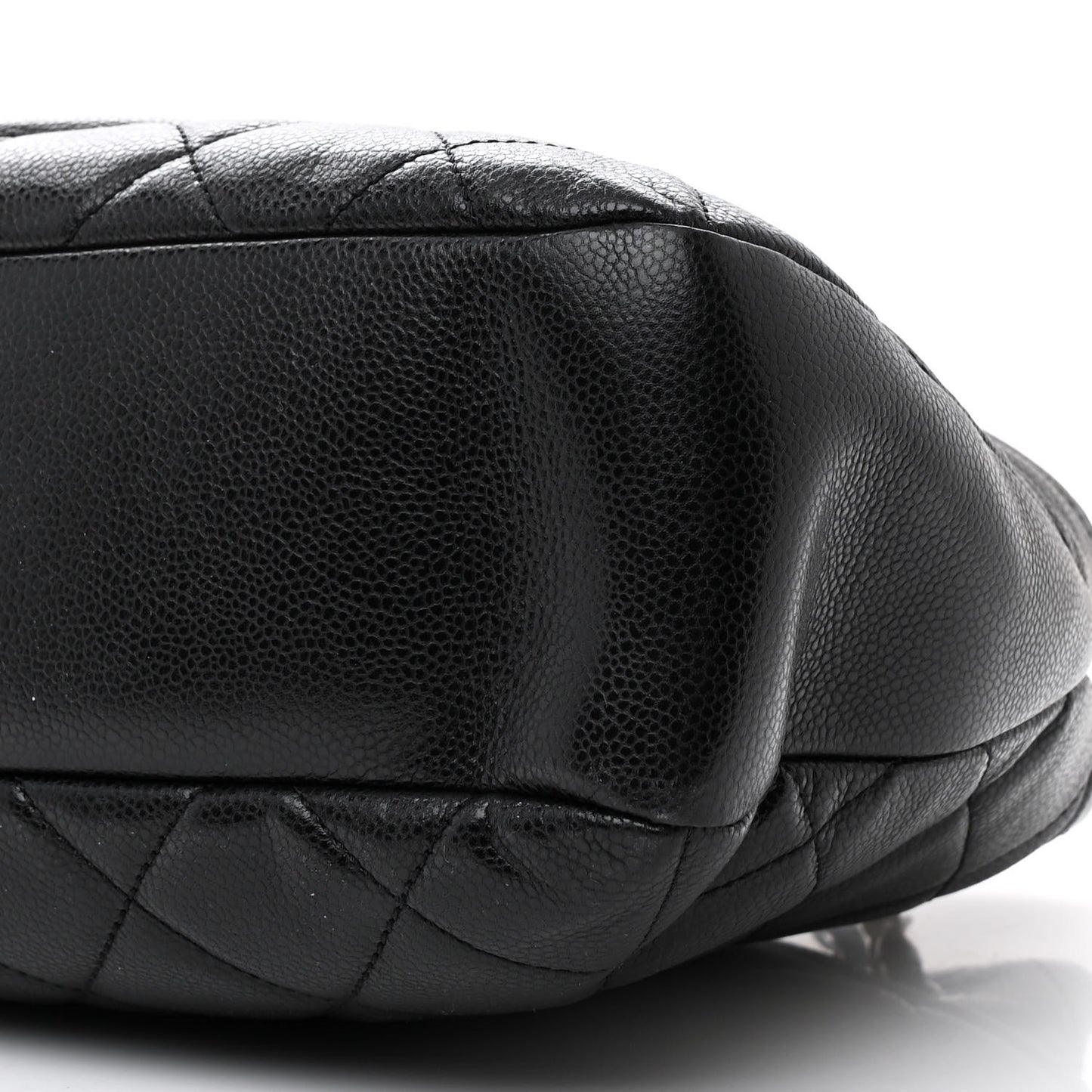 Caviar Quilted Timeless CC Soft Tote Black