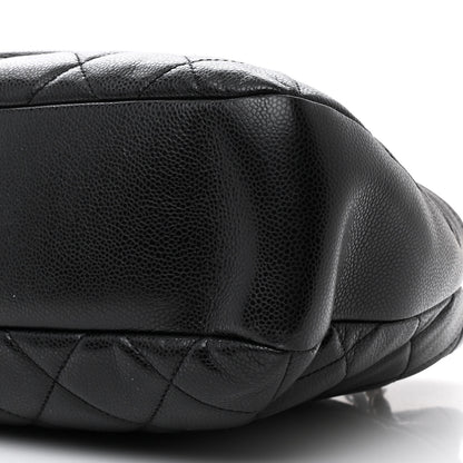 Chanel Caviar Quilted Timeless CC Soft Tote Black 10 of 11