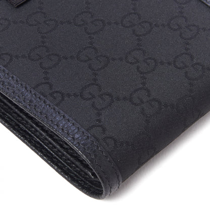 Gucci Nylon Monogram Bi-Fold Wallet Black 5 of 8