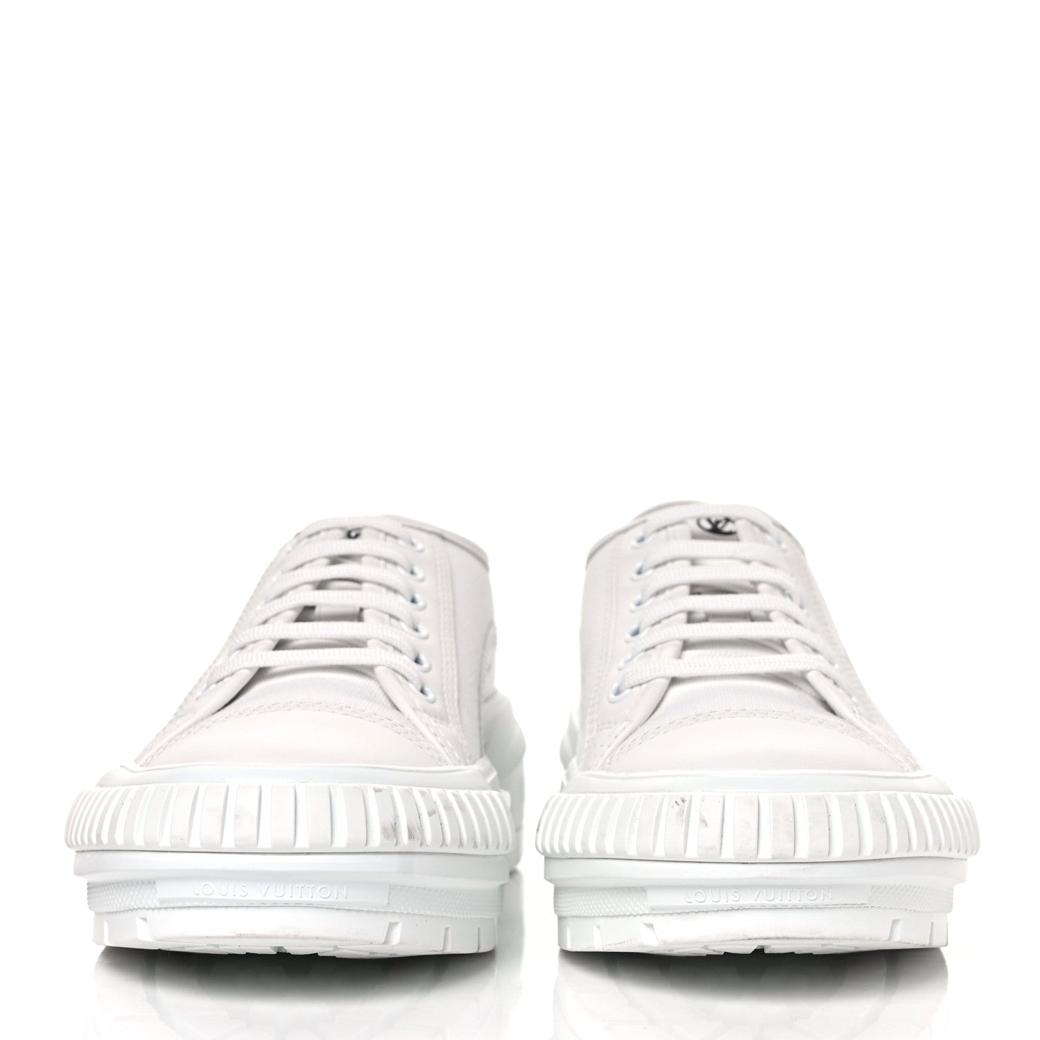 Louis Vuitton Canvas LV Squad Sneakers 37.5 White 2 of 11