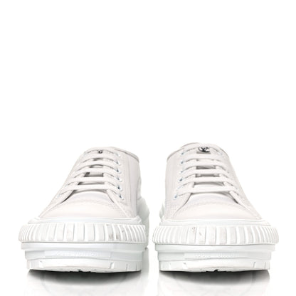 Louis Vuitton Canvas LV Squad Sneakers 37.5 White 2 of 11