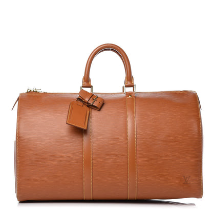 Louis Vuitton Epi Keepall 45 Cipango 1 of 8