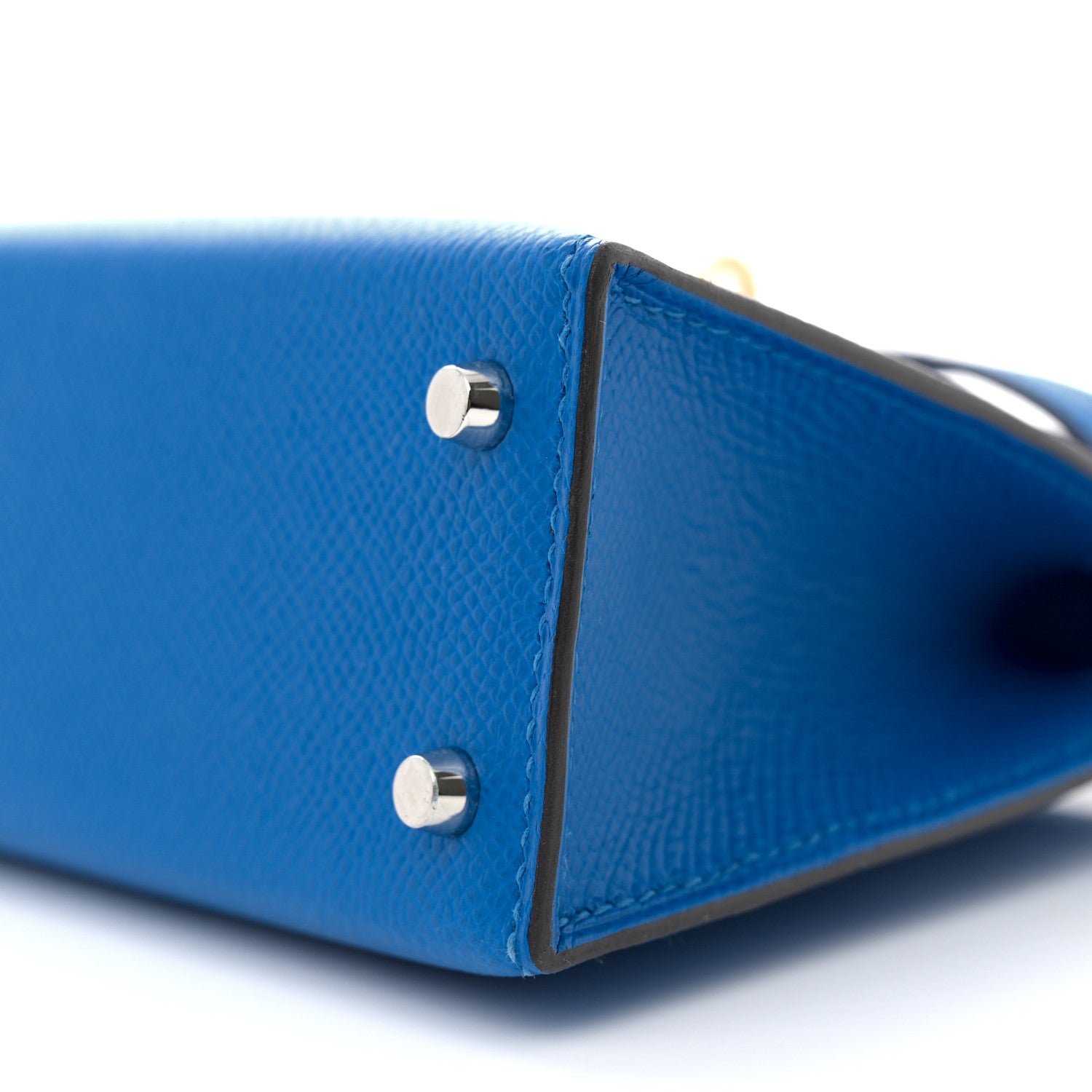 Hermes Epsom Mini Kelly Sellier 20 Bleu Hydra 10 of 11