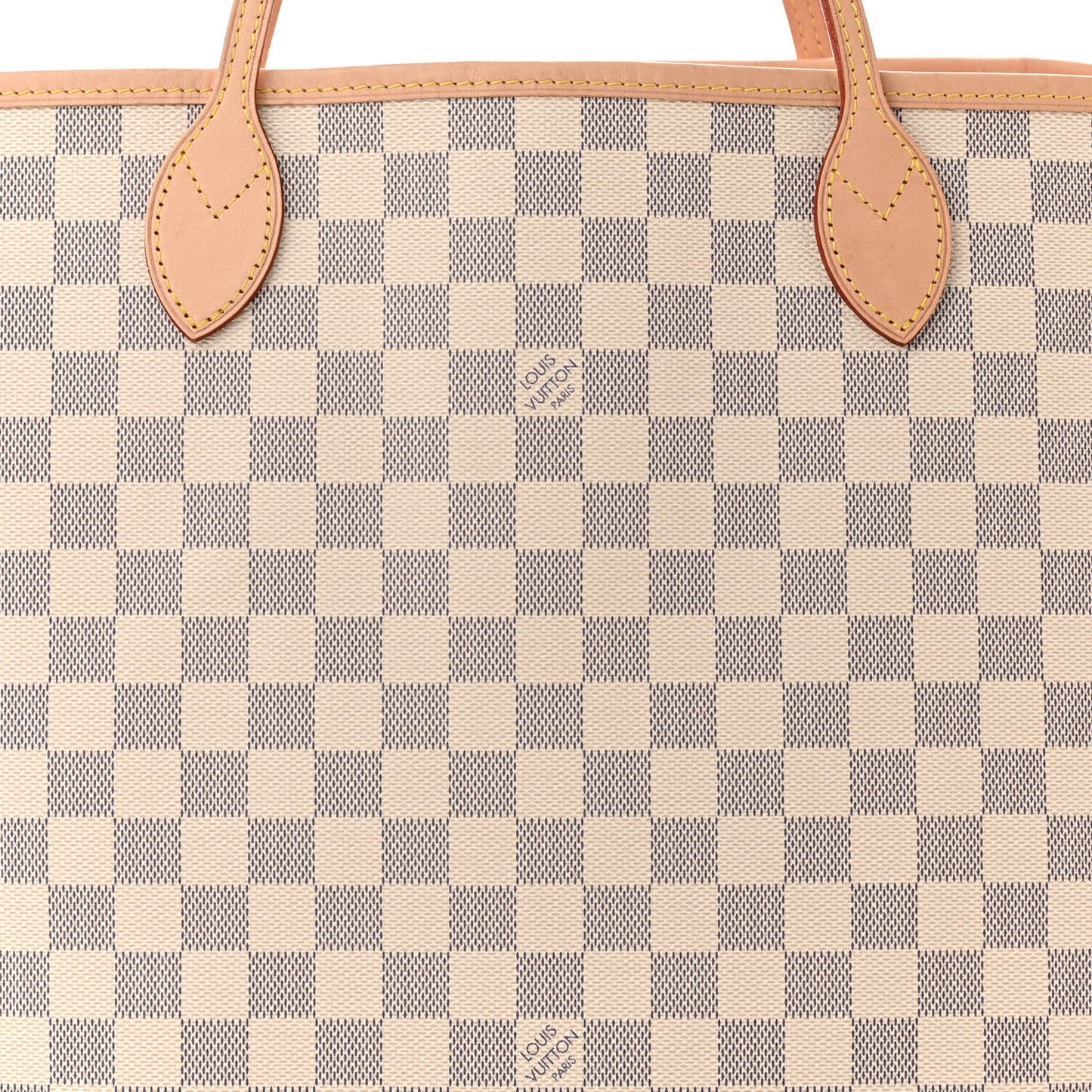Damier Azur Neo Neverfull MM Rose Ballerine