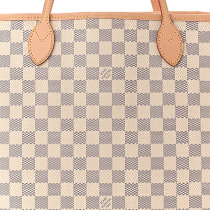 Louis Vuitton Damier Azur Neo Neverfull MM Rose Ballerine 8 of 10