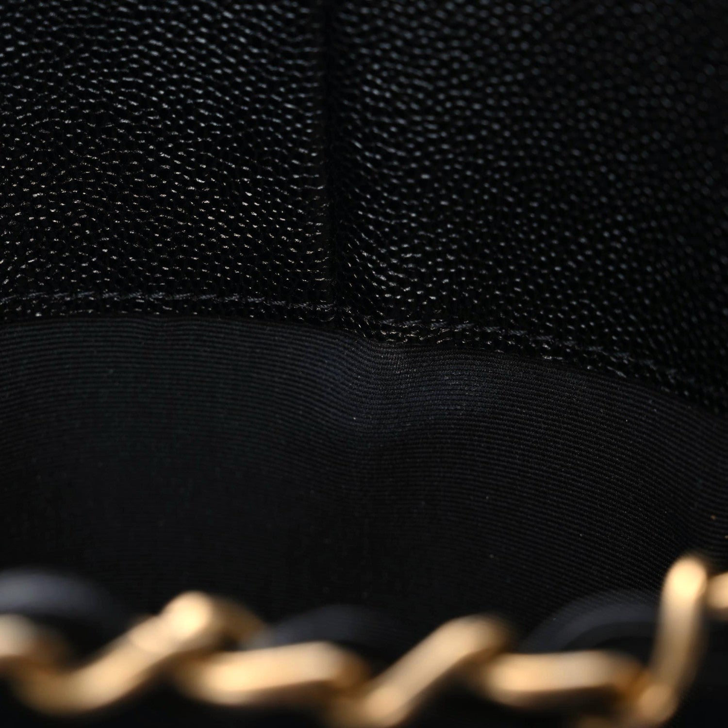 Chanel Caviar Quilted Small Shopping Tote Black 8 of 10