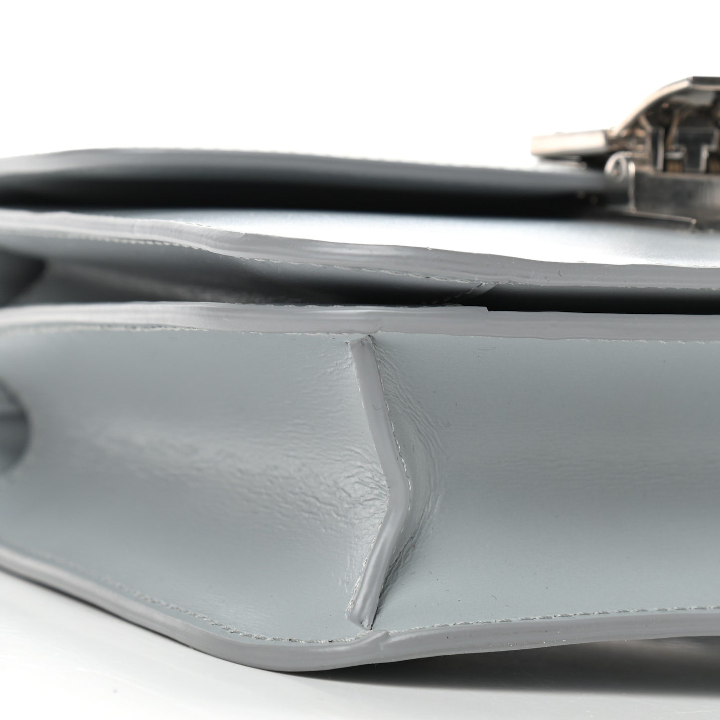 Box Calfskin Teen Classic Box Flap Bag Frost