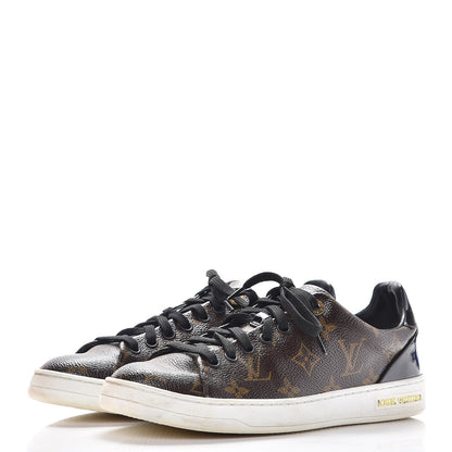 Louis Vuitton Patent Monogram Frontrow Sneakers 38 18 of 28