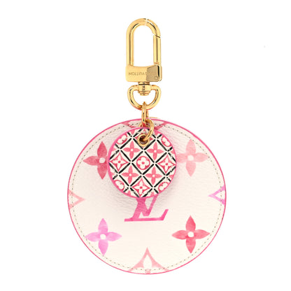 Louis Vuitton Monogram Giant By The Pool 2.0 Illustre Resort Bag Charm Key Holder Rose 1 of 5
