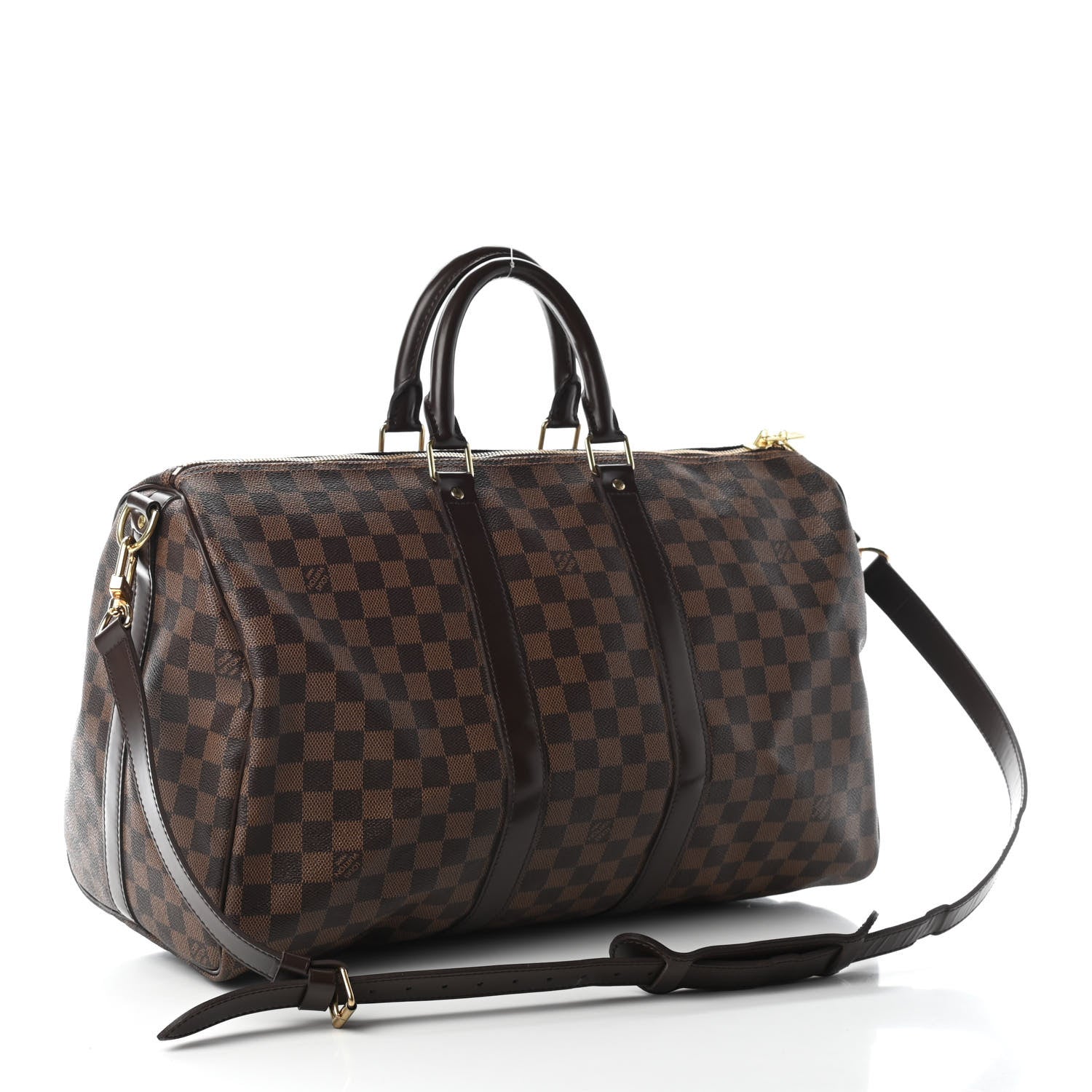Louis Vuitton Damier Ebene Keepall Bandouliere 45 3 of 8