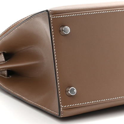 Hermes Tadelakt Kelly Sellier 28 Etoupe 9 of 12