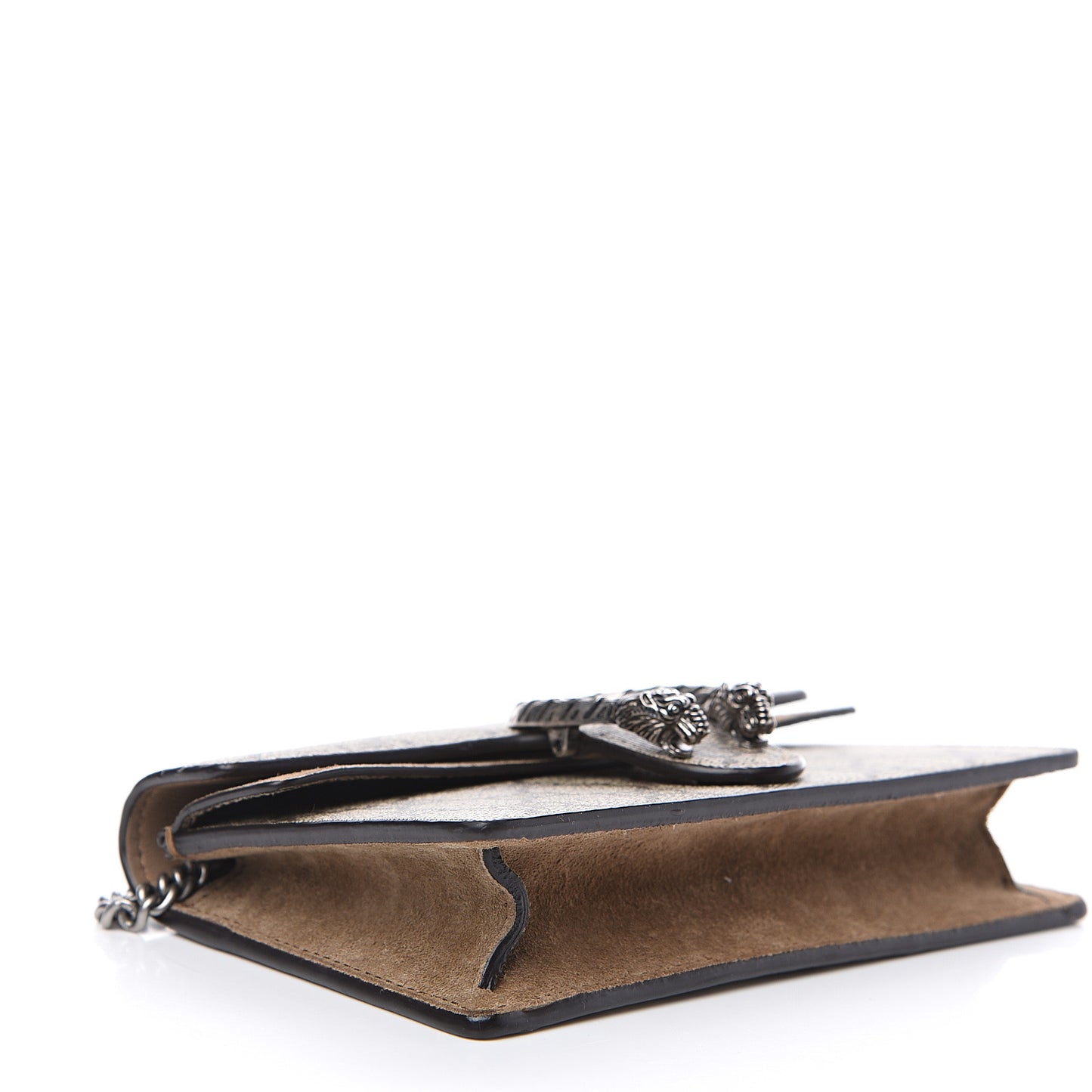 GG Supreme Monogram Super Mini Dionysus Shoulder Bag Taupe
