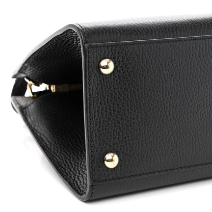 Gucci Dollar Calfskin Medium Soho Top Handle Satchel Black 9 of 10