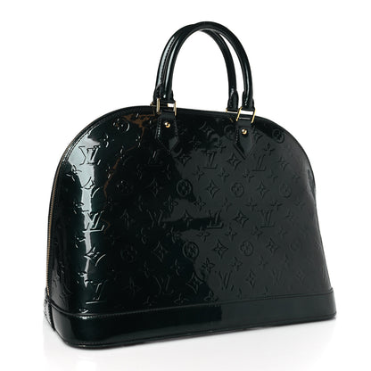 Louis Vuitton Vernis Alma GM Blue Nuit 3 of 9