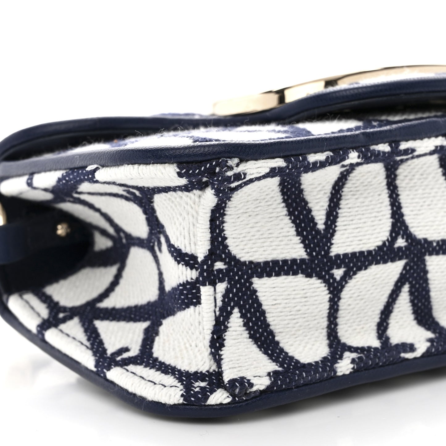 Toile Iconographe Cotton Vlogo Small Loco Shoulder Bag White Worker