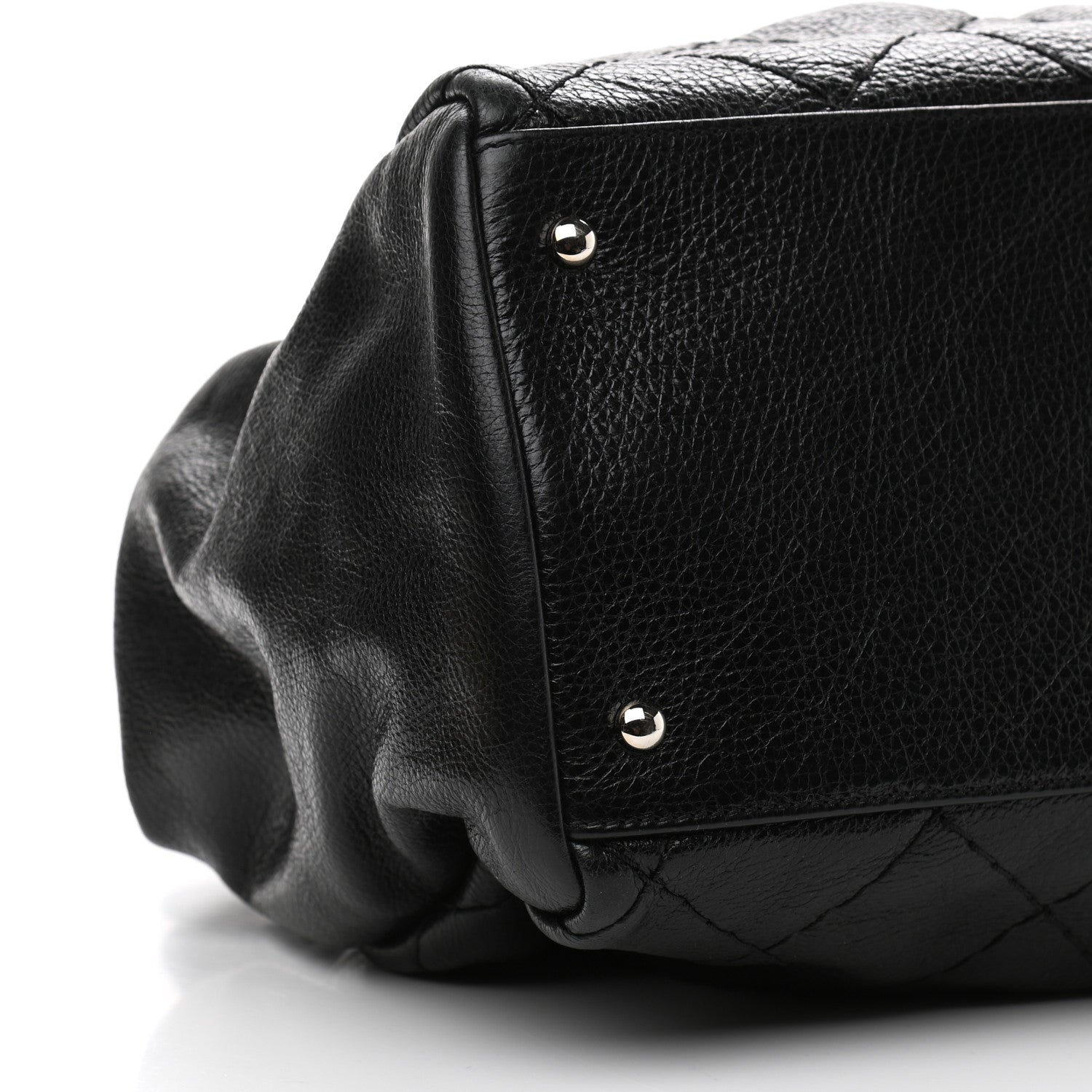 Chanel Glazed Calfskin Large On The Road Large Frame Tote Black 9 of 11