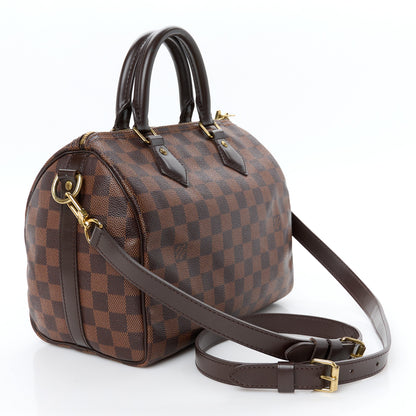 Louis Vuitton Damier Ebene Speedy Bandouliere 25 3 of 14