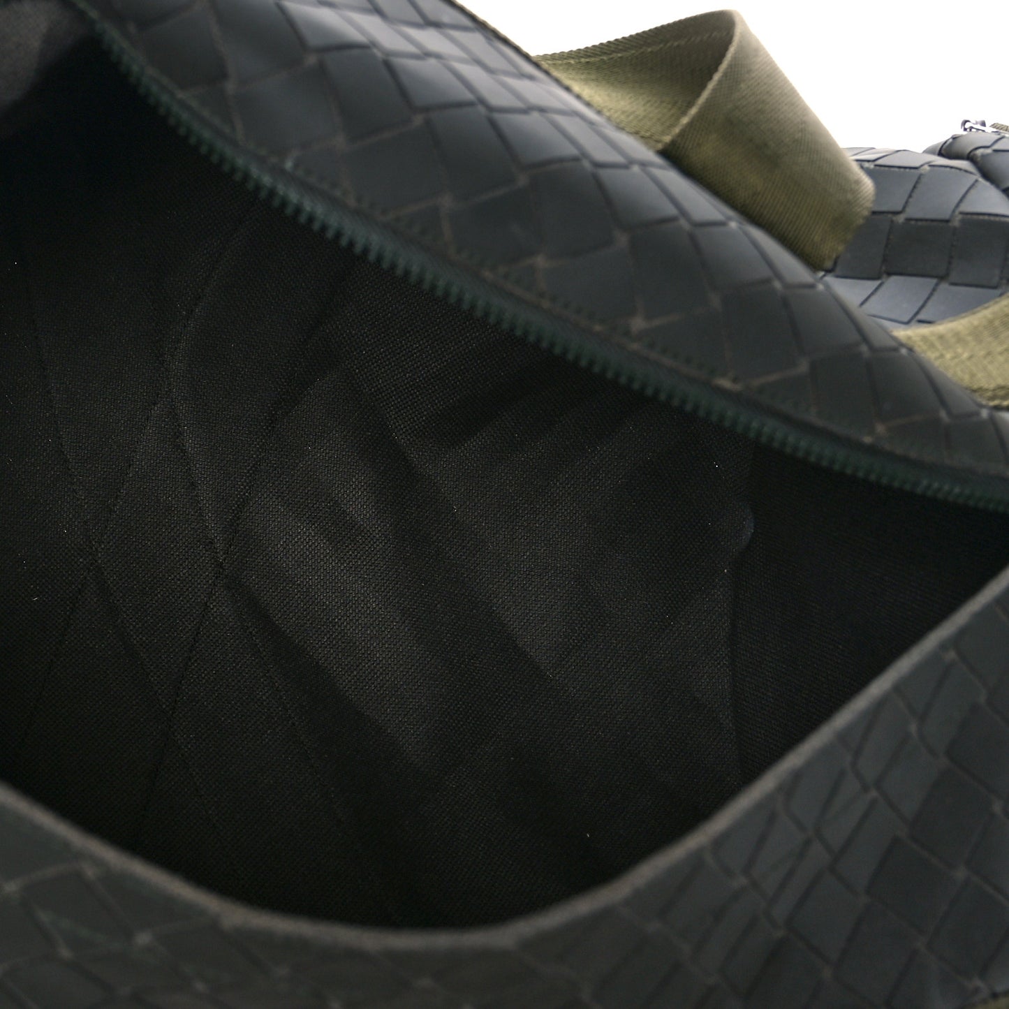 Intrecciato Rubber Canvas Duffle Bag Camping