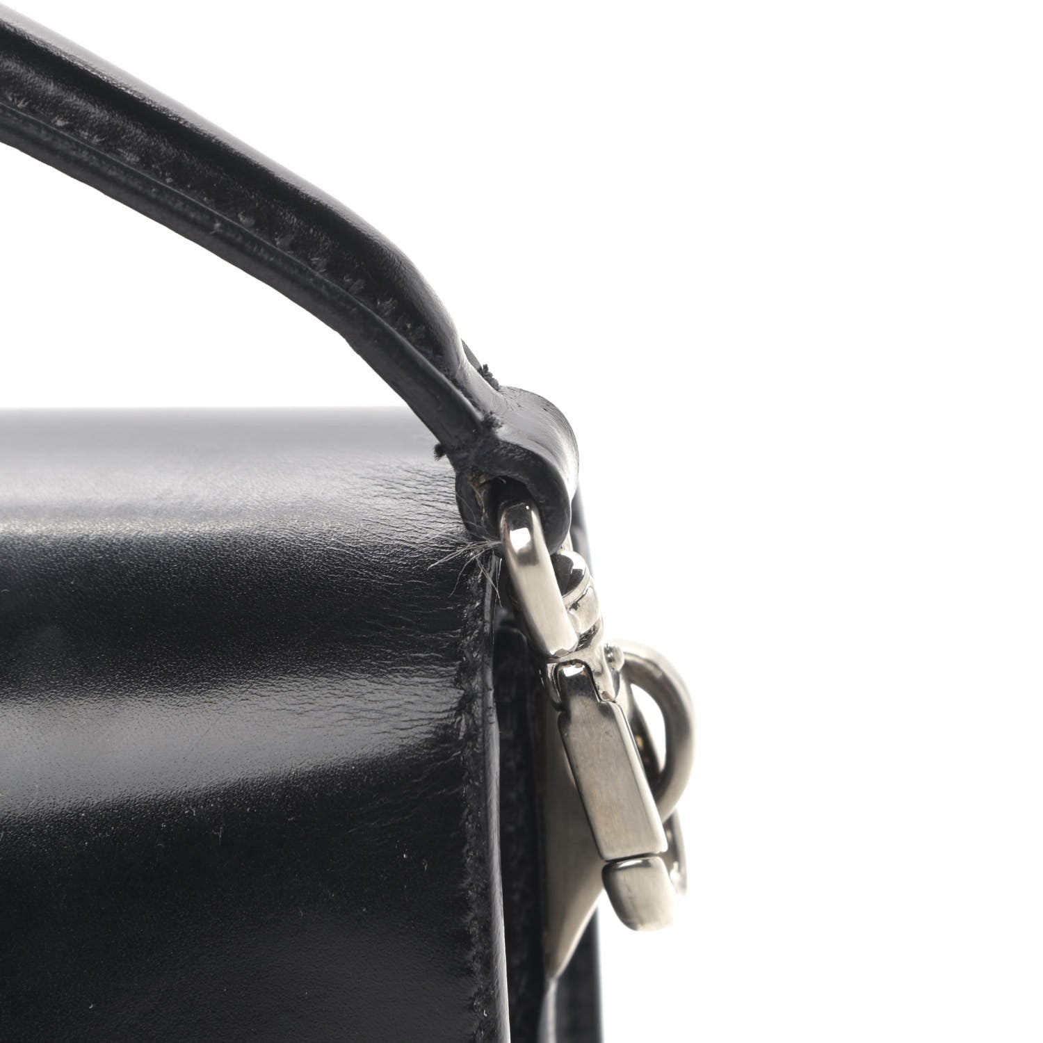 Prada Vitello Sound Shoulder Bag Black 13 of 14