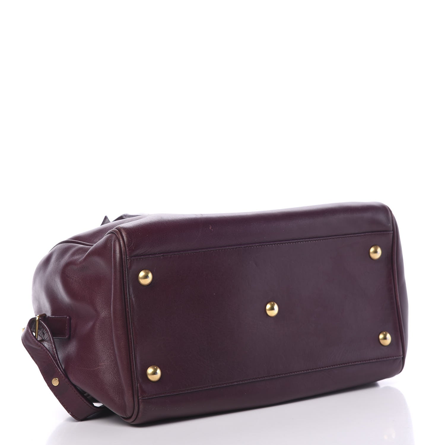 Saint Laurent Calfskin Classic Duffle 6 Amarena 3 of 21