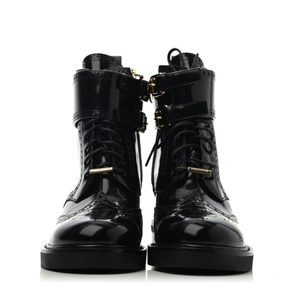 Louis Vuitton Glazed Calfskin Midtown Ankle Boots 40 Black 2 of 4