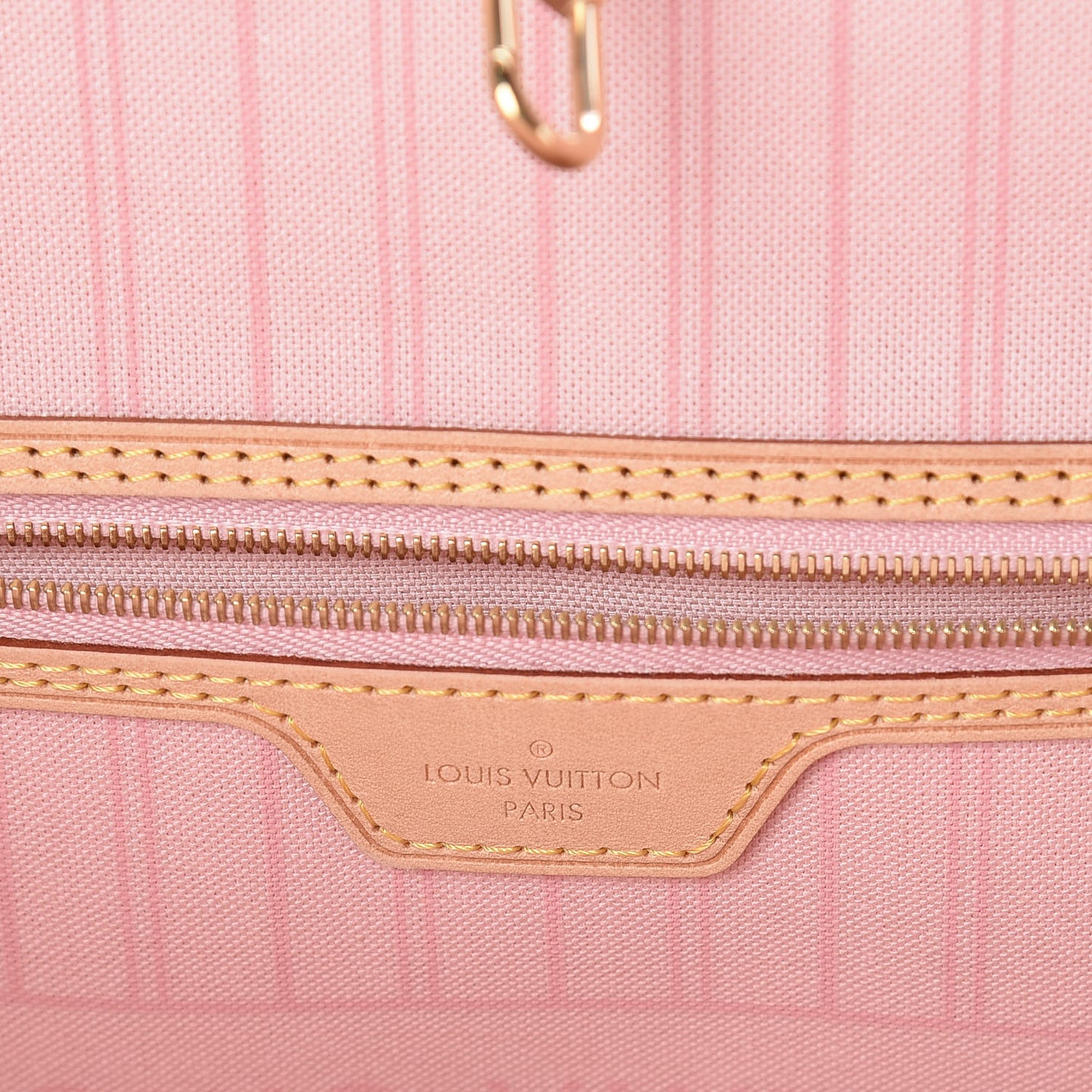 Damier Azur Neo Neverfull MM Rose Ballerine
