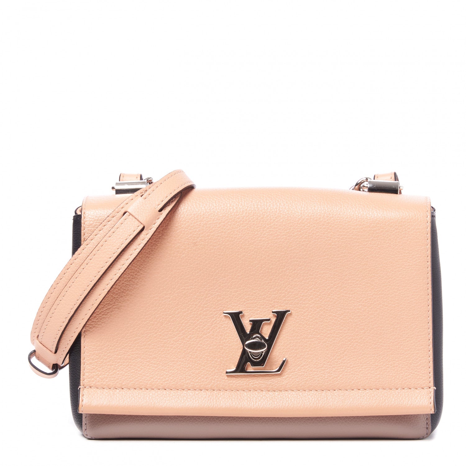 Louis Vuitton Calfskin Lockme II Chain Bag BB Venus Pink Black Magnolia 1 of 9
