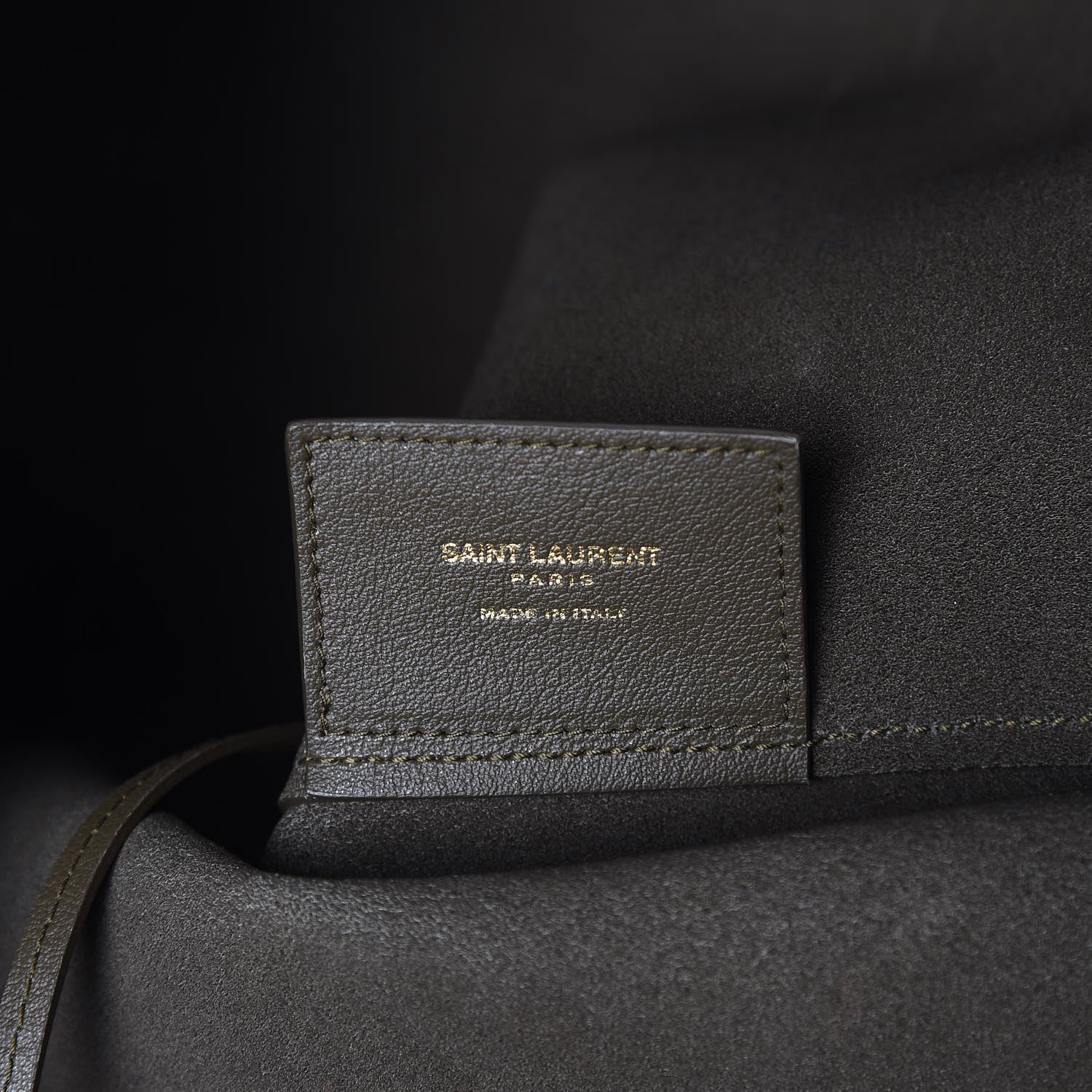 Saint Laurent Calfskin Large Shopping Tote Earth 8 of 10