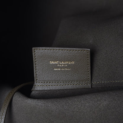 Saint Laurent Calfskin Large Shopping Tote Earth 8 of 10