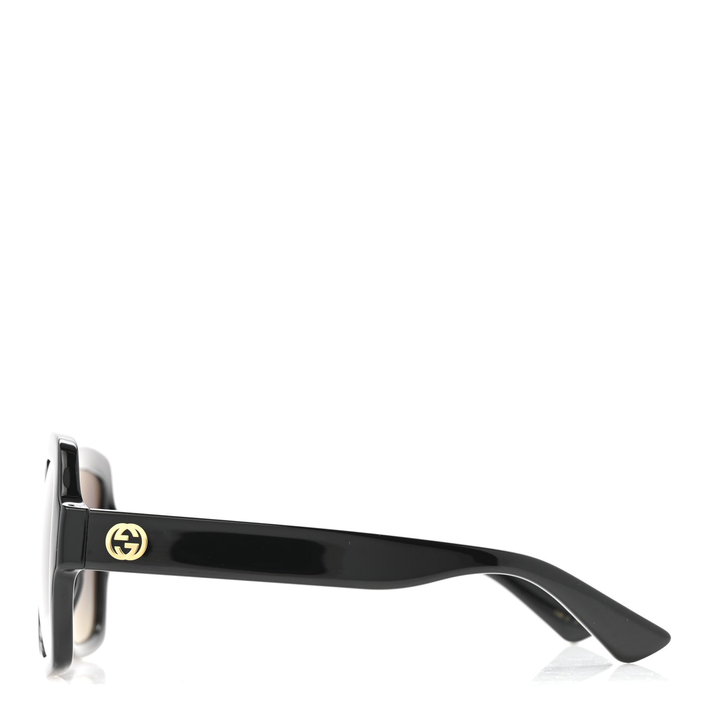 Acetate Square Frame Sunglasses GG1337S Black