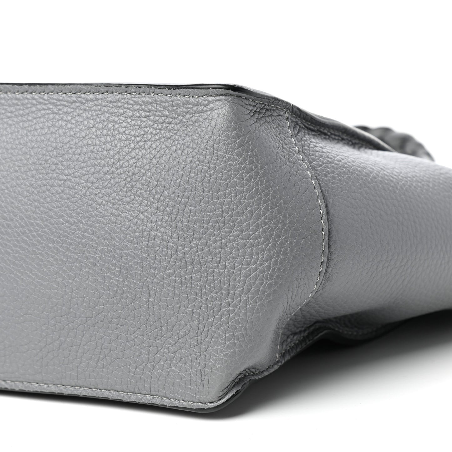 Grained Calfskin Small To Be Cool Tote Grigio Perla