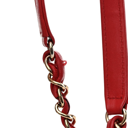 Chanel Lambskin Quilted Small Trendy CC Flap Dual Handle Bag Red 14 of 16