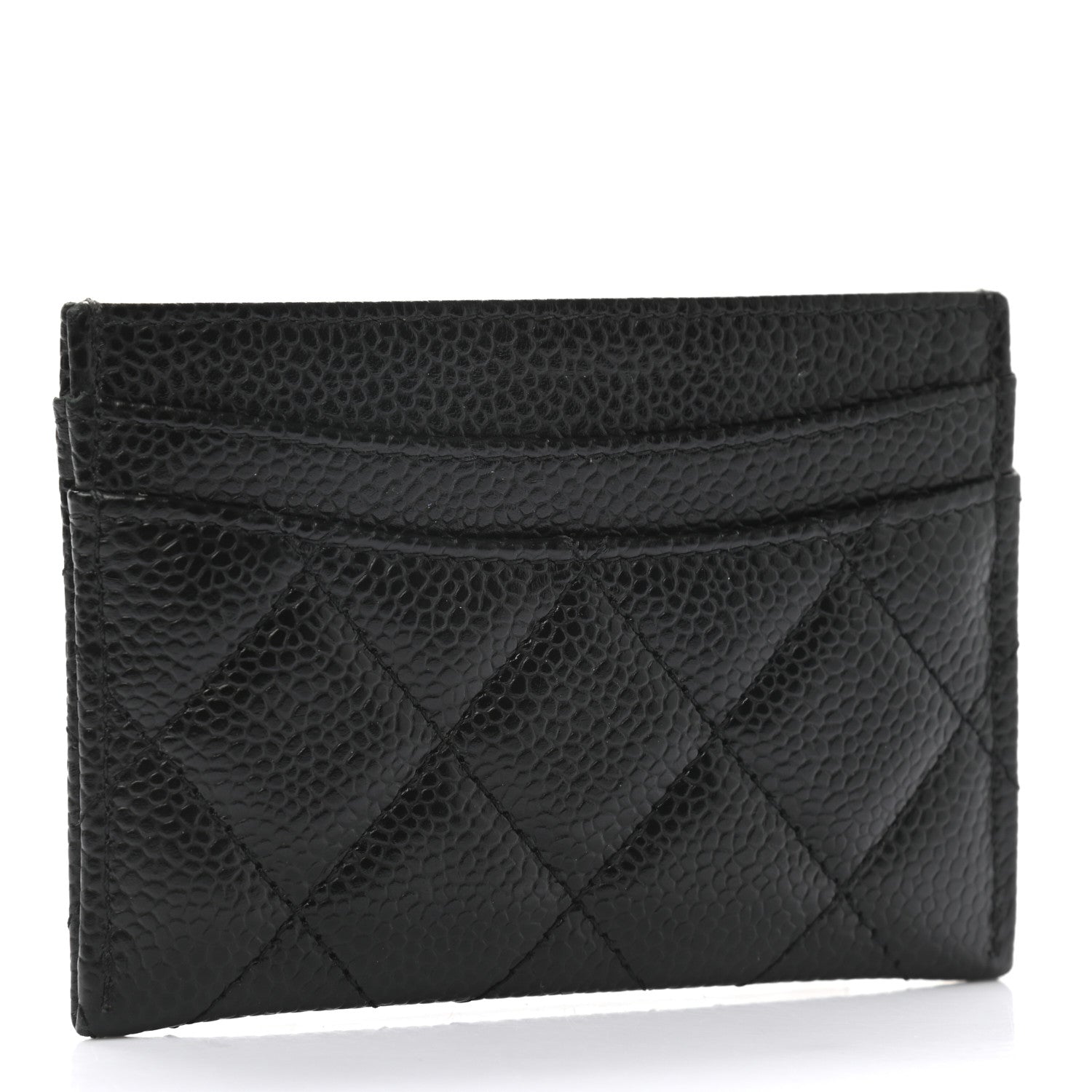 Chanel Caviar Quilted Card Holder Black 3 of 8