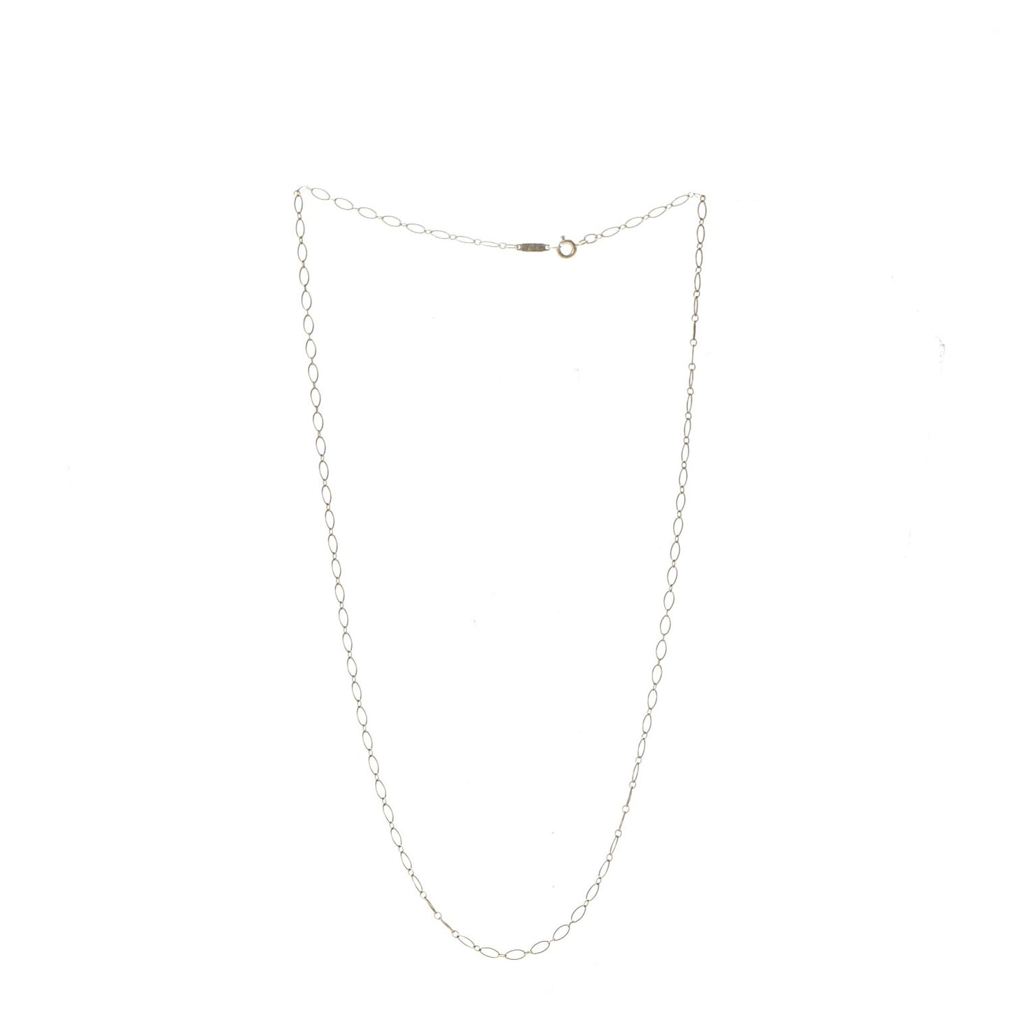 18K Yellow Gold Oval Link Chain