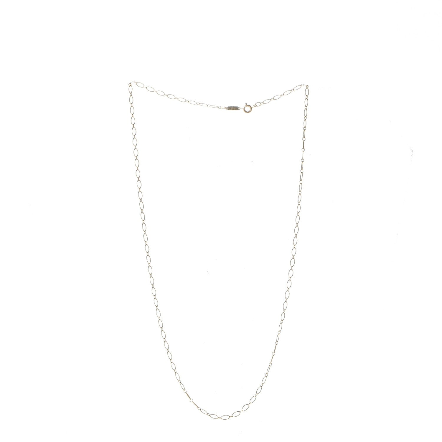 Tiffany 18K Yellow Gold Oval Link Chain 3 of 7