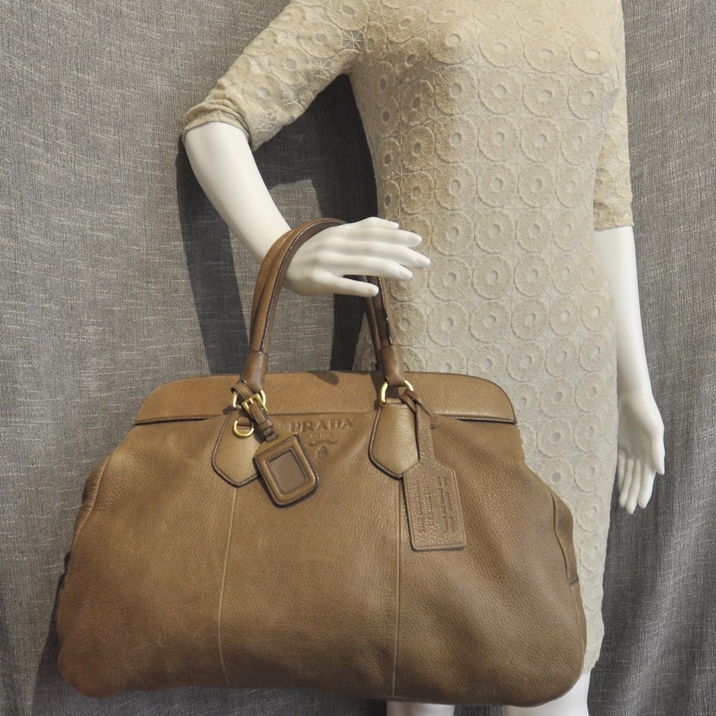 Cervo Deerskin Large Frame Satchel