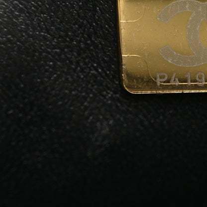 Chanel Lambskin Enamel Quilted Mini Coco Hearts Square Flap Black 7 of 10