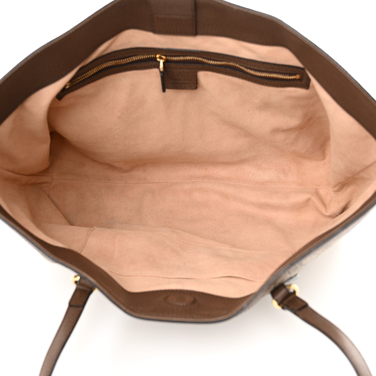 GG Supreme Monogram Medium Ophidia Shopping Tote Brown