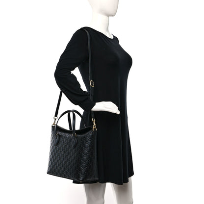 Gucci Guccissima Linea A Foldover Tote Black 2 of 9