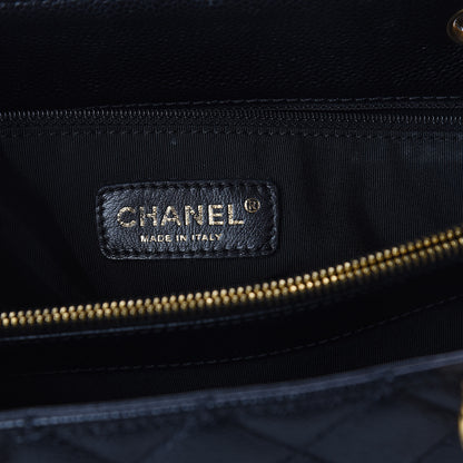 Chanel Caviar Quilted Grand Shopping Tote GST Black 8 of 11