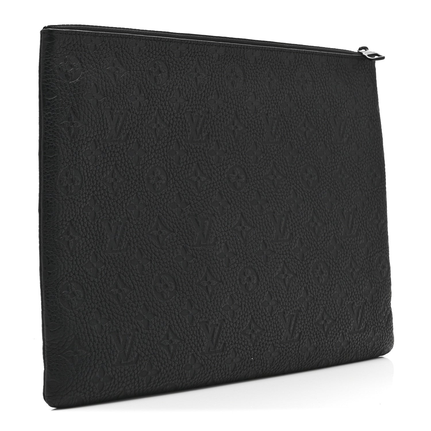 Louis Vuitton Taurillon Monogram Solar Ray A4 Pouch Black 3 of 9