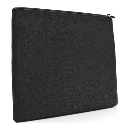 Louis Vuitton Taurillon Monogram Solar Ray A4 Pouch Black 3 of 9