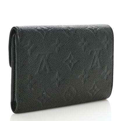 Louis Vuitton Empreinte Compact Curieuse Wallet Black 3 of 8