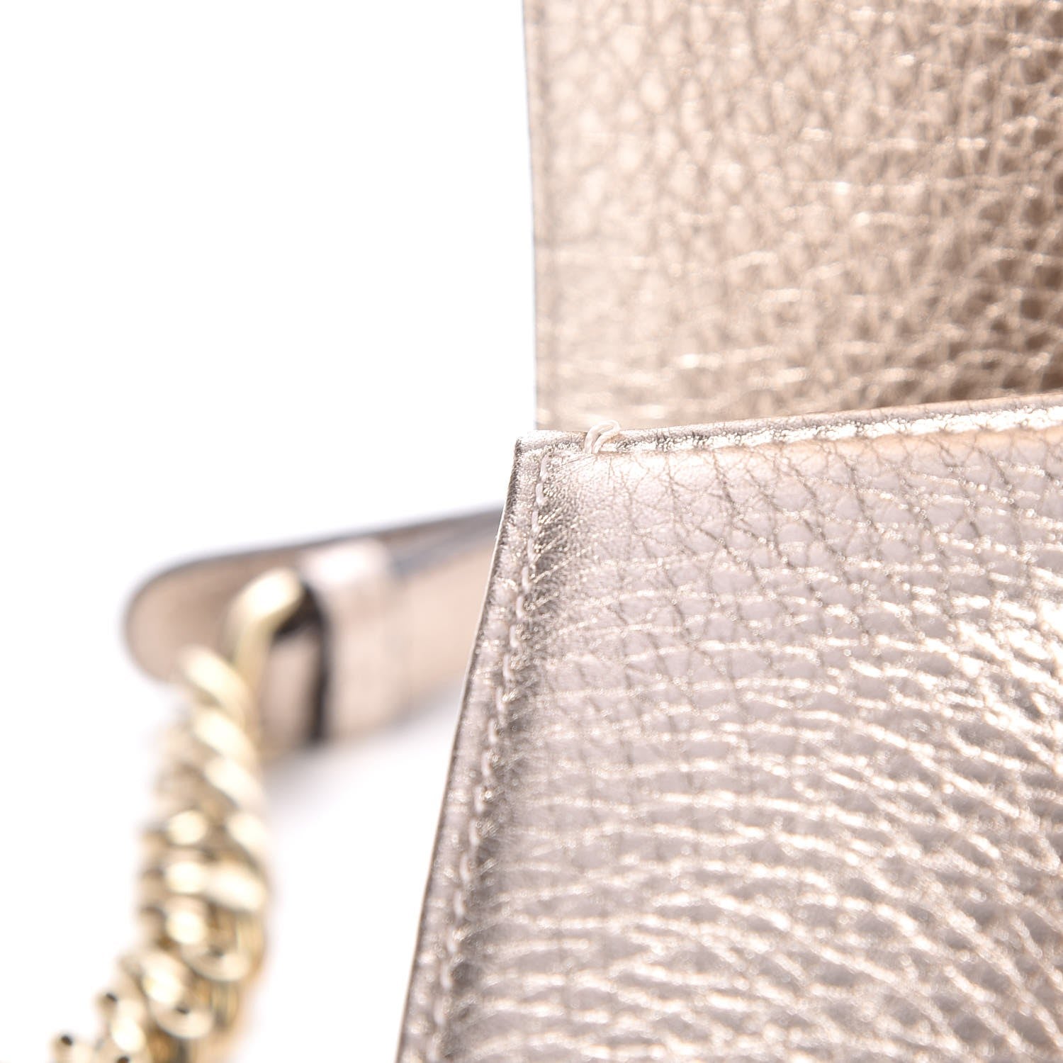Christian Dior Metallic Grained Calfskin Small Diorama Flap Bag Copper 9 of 12