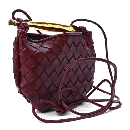 Bottega Veneta Nappa Intrecciato Mini Sardine Bag Barolo 3 of 10