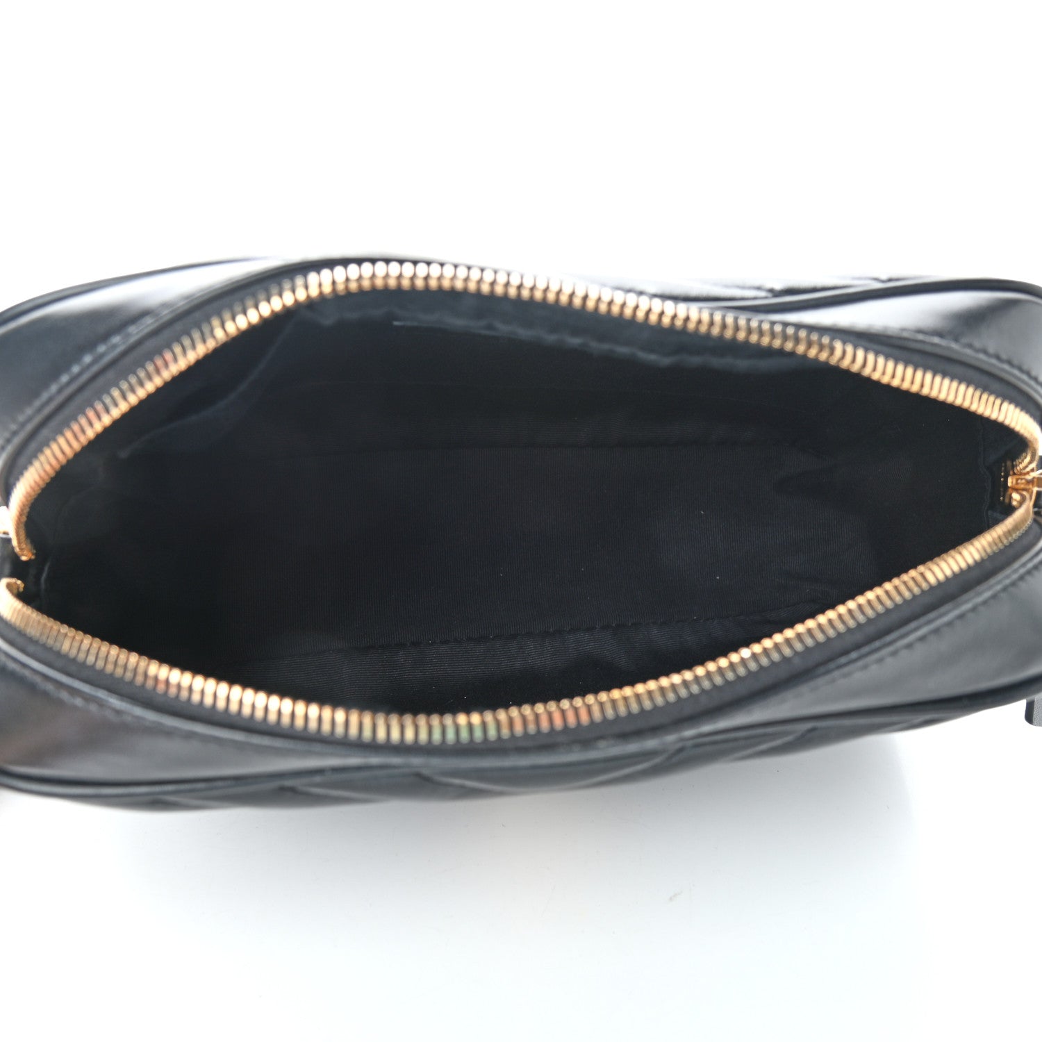 Saint Laurent Calfskin Matelasse Monogram Lou Camera Bag Black 5 of 9