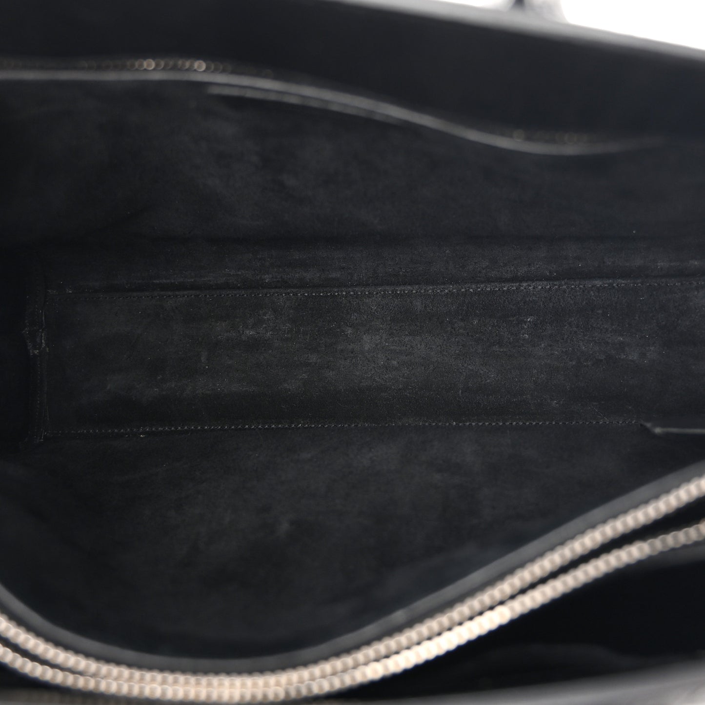 Calfskin Crocodile Embossed Small Sac de Jour Black