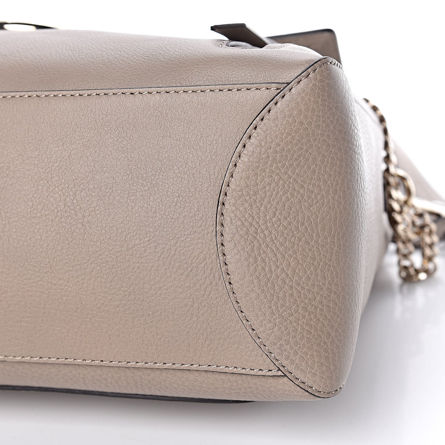 Calfskin Medium Faye Day Shoulder Bag Motty Grey